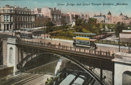 4913 70 Aberdeen, Union Bridge And Union Terrace Gardens.  - Aberdeenshire