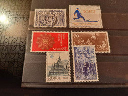 Artisanat, Ski, Caisses D'épargne, H.H.Hauge  éducateur Religieux, Europa, Le Roi  Olav V - Used Stamps