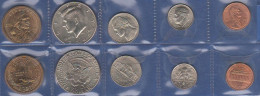 USA America Set 2000 P Mint One Cent + Dime + 5 Cents +  Half Dollar + One Dollar A - Sammlungen