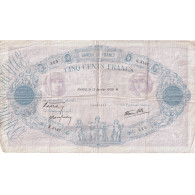 France, 500 Francs, Bleu Et Rose, 1939, K.3147, TB+, Fayette:31.22 - 500 F 1888-1940 ''Bleu Et Rose''