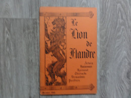 Revue Mensuelle * (livre)  Le Lion De Flandre - Dec. 1942 - Artois, Boulonnais, Hainaut, Thiérache, Vermandois, Ponthieu - Picardie - Nord-Pas-de-Calais