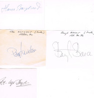 JEUX OLYMPIQUES - AUTOGRAPHES DE MEDAILLES OLYMPIQUES - CONCURRENTS DE SUEDE - - Authographs