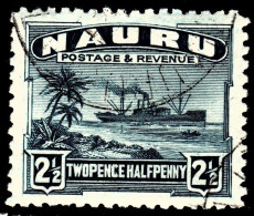 Nauru 1924 SG 30A 2½d Slate-blue Lightly Hinged Mint Rough Greyish Paper - Nauru