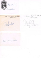 JEUX OLYMPIQUES - AUTOGRAPHES DE MEDAILLES OLYMPIQUES - CONCURRENTS DE SUEDE - - Autogramme