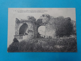 33) Cubzac-les-Ponts - N°2 - Ruine Du Château Des Quatre Fils Aymon ( époque De Charlemagne)- Année: - EDIT: A.H - Cubzac-les-Ponts