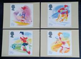 Groot Brittannië  Postkaarten-Maximumkaarten Jaar 1988 Yv.nrs.1307/10 (See Description) - Cartas Máxima