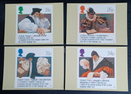 Groot Brittannië  Postkaarten-Maximumkaarten Jaar 1988 Yv.nrs.1303/06 (See Description) - Maximumkaarten