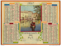 ALMANACH  DES  POSTES  1967  N81 - Tamaño Grande : 1961-70