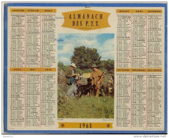 ALMANACH  DES  POSTES  1968  N82 - Tamaño Grande : 1961-70