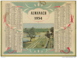 ALMANACH  DES  POSTES  1954  N69 - Tamaño Grande : 1941-60
