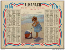 ALMANACH  DES  POSTES  1955  N70 - Groot Formaat: 1941-60