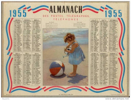 ALMANACH  DES  POSTES  1955  N70 - Formato Grande : 1941-60