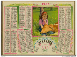 ALMANACH  DES  POSTES  1966  N76 - Grand Format : 1961-70