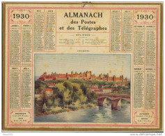 ALMANACH  DES  POSTES  1930  N53 - Big : 1921-40