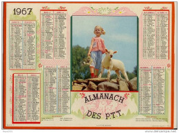 ALMANACH  DES POSTES  N43 - Grossformat : 1961-70