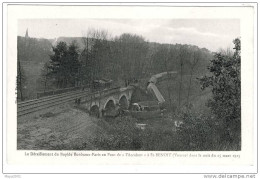 SAINT-BENOIT-DERAILLEMENT  DU  RAPIDE  BORDEAUX-PARIS 25 MARS  1925  N202 - Saint Benoît