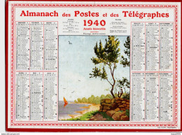 ALMANACH  Des P.T T  N2 - Grand Format : 1941-60