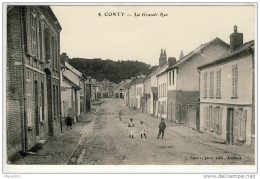 80- CONTY- LA  GRANDE  RUE   N376 - Conty