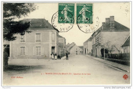 72- MAROLLES-LES-BRAULTS- QUARTIER  DE  LA  GARE  N311 - Marolles-les-Braults
