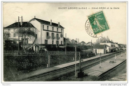 38- SAINT-ANDRE-LE-GAY- LA  GARE  N285 - Saint-André-le-Gaz