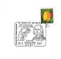 Johann Christian Senckenberg Arzt, Stifter, Naturforscher Und Botaniker - 60311 Frankfurt Main 2007 - Römer Maiglöckchen - Natur