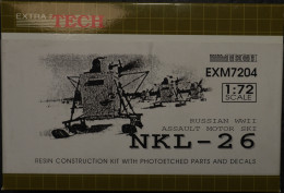 EXTRA TECH - RUSSIAN WWII ASSAULT MOTOR SKI  NKL- 26    - NOOIT GEOPEND MODELBOUW - Véhicules