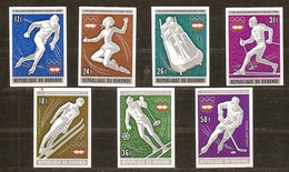 Burundi 1976 OCBn° 708-711 + LP PA 420-22 ND *** MNH  Ongetand  Cote 11,50 Euro Sport Jeux Olympiques - Ungebraucht