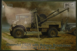 IBG MODELS - CHEVROLET C60S WITH HOLMES  BREAKDOWN  CABS11 AND 13 IN THE BOX   - NOOIT GEOPEND MODELBOUW   SCALE 1/72 - Veicoli