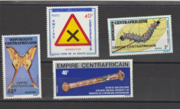 CENTRAFRIQUE  -  Timbres De 1973 à 1976 Surchargés "EMPIRE CENTRAFRICAIN" - Centrafricaine (République)