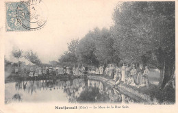 MONTJAVOULT (Oise) - La Mare De La Rue Soin - Voyagé 1905 (2 Scans) - Montjavoult