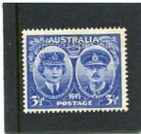 AUSTRALIA - 1945  3 1/2d  GLOUCESTER   MINT  SG 210 - Ongebruikt
