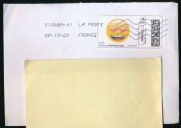 Timbre Internet "Mon Timbre En Ligne", Lettre Prioritaire (2023), Smiley, Sourire, Coeur - Storia Postale