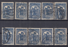 ⁕ Portugal 1935 ⁕ Coimbra Cathedral Mi.589 ⁕ 10v Used - Oblitérés