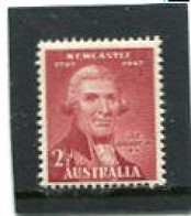 AUSTRALIA - 1947  2 1/2d  NEWCASTLE   MINT  SG 219 - Mint Stamps