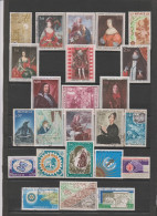 133 TIMBRES MONACO OBLITERES & NEUFS** & * + SANS GOMME DE 1955 à 1977   Cote : 140,05 € - Used Stamps
