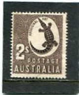 AUSTRALIA - 1956  2/  CROCODILE   NO WMK   MINT   SG 224f - Nuovi