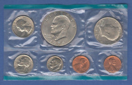 USA America Mint Set 1974 Serie United States 7 Coins - Mint Sets