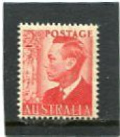 AUSTRALIA - 1950  2 1/2d  KGVI  MINT  NH  SG 237c - Ongebruikt