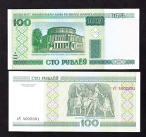 BIELORUSSIA 100 RUBLI 2000 PIK 26 FDS - Bielorussia
