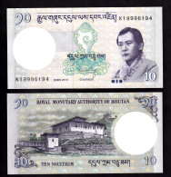 BHUTAN 10 NGULTRUM 2013 PIK 29 FDS - Bhután