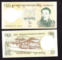 BHUTAN 20 NGULTRUM 2006 PIK 30 FDS - Bhután