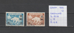 (TJ) Groenland 1956 - YT 28/29 (gest./obl./used) - Gebruikt