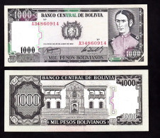 BOLIVIA 1000 PESOS 1982 PIK 167 FDS - Bolivie