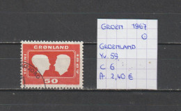 (TJ) Groenland 1967 - YT 59 (gest./obl./used) - Usados