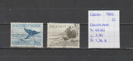 (TJ) Groenland 1969 - YT 62/63 (gest./obl./used) - Gebraucht