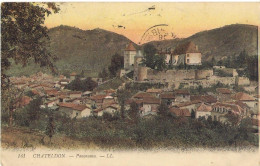 63. CHATELDON. Panorama. 1908. - Chateldon