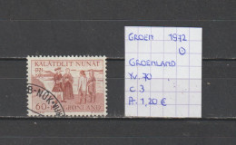 (TJ) Groenland 1972 - YT 70 (gest./obl./used) - Gebraucht