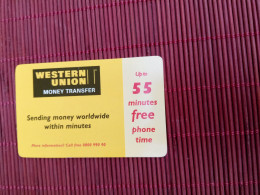 Western Union Preapid Belgium 2 Photos Rare - Cartes GSM, Recharges & Prépayées