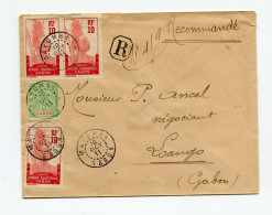 !!! GABON, LETTRE RECOMMANDEE DE MAYUMBA POUR LOANGO DE 1911 - Covers & Documents