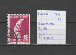 (TJ) Groenland 1978 - YT 99 (gest./obl./used) - Usados